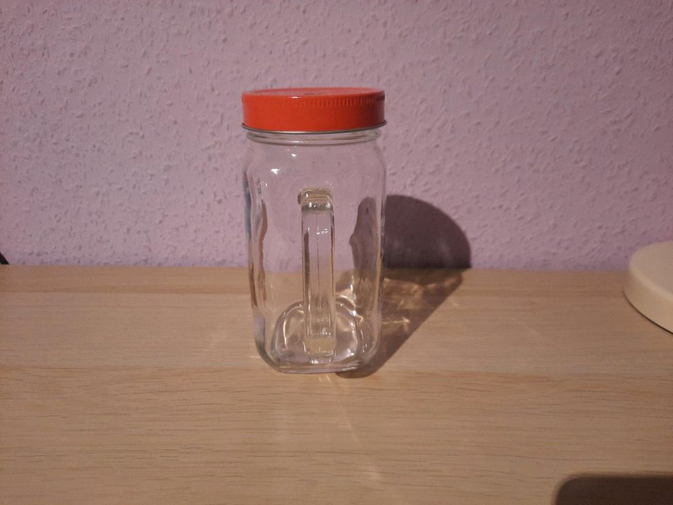 Kinder Riegel Strohhalm-Glas,Trinkglas mit Spruch,Sammelglas in Osnabrück
