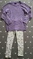 Set Pulli Pullover leggings grau Flieder lila Einhorn Mädchen 128 Bayern - Kempten Vorschau