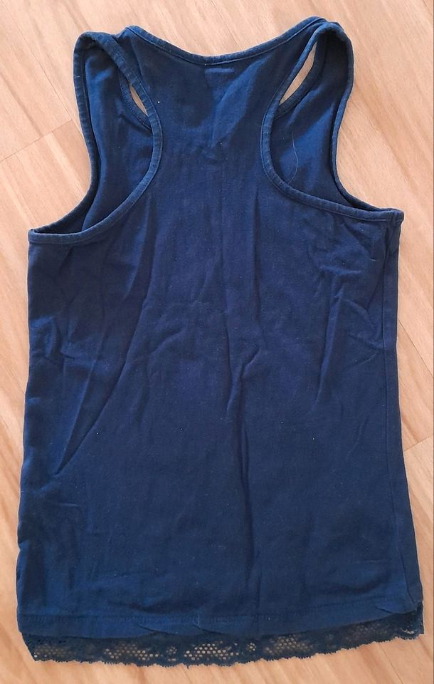 Top,Mädchen,Tank-Top,Tshirt,blau,134/140,Yigga in Lippstadt