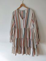 Only~Kleid~Gr. 38~beige/stripes~multi color~Onlodie Short Dress Nordrhein-Westfalen - Menden Vorschau