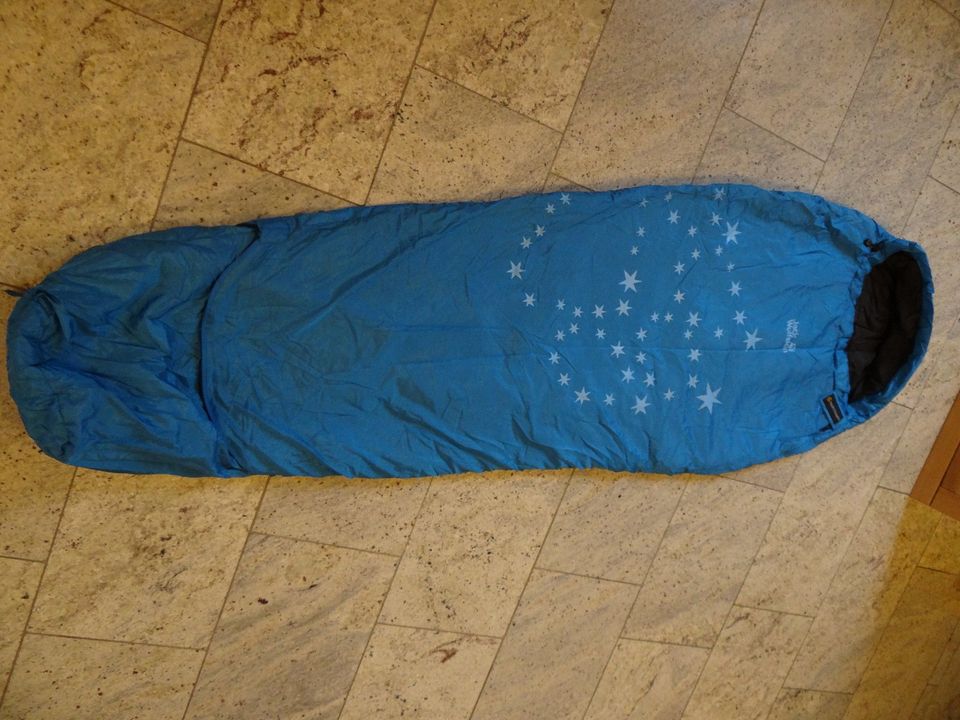 Schlafsack Jack Wolfskin "Grow up Star" für Kinder bis 160cm in Ingolstadt