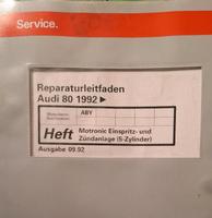 Reparaturleitfaden Audi 80 Motronic (5-Zylinder) 1992 Baden-Württemberg - Rottweil Vorschau
