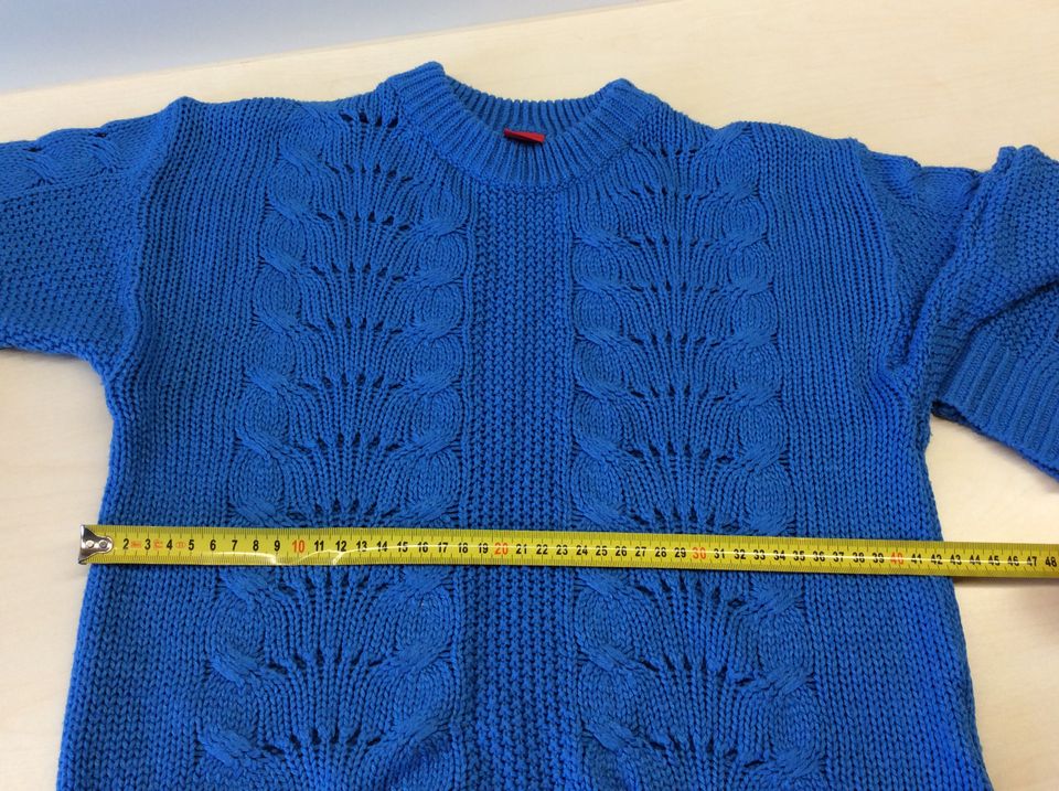 s.Oliver Pullover Strickpulli Strickpullover blau Gr. M 146-152 in Dingolfing