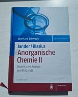 Jander/Blasius Anorganische Chemie 2 17. Auflage Mecklenburg-Vorpommern - Greifswald Vorschau