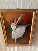 Original Ölgemälde Motiv tanzende Ballerina Nordrhein-Westfalen - Mönchengladbach Vorschau