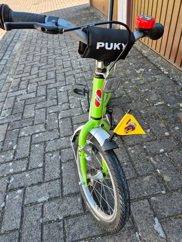 Puky 16 Zoll Kinderfahrrad mit Schiebestange in Ludwigshafen