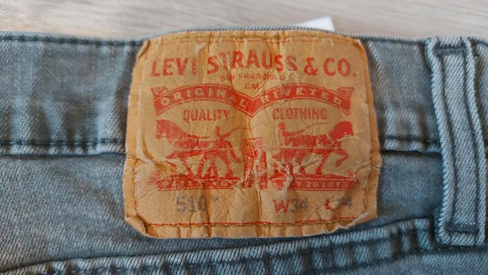 Jeans Hose Levis Strauß Gr. 34 L 34 Stoffhose Jeans Herren Shorts in Delmenhorst