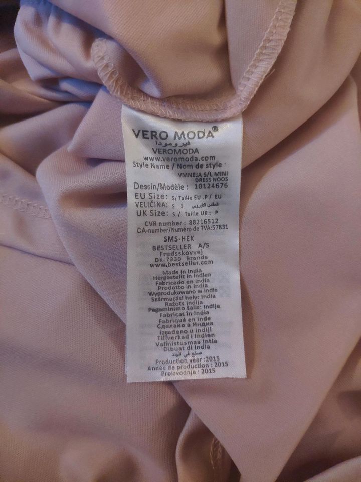 Rose farbenes Vero Moda Kleid Gr S neuwertig in Euerbach