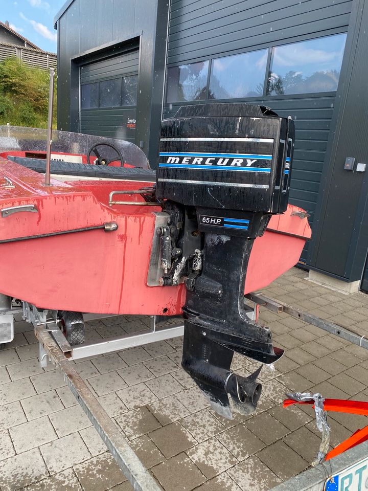 Fletcher Sportboot mit 65PS Mercury in Laichingen