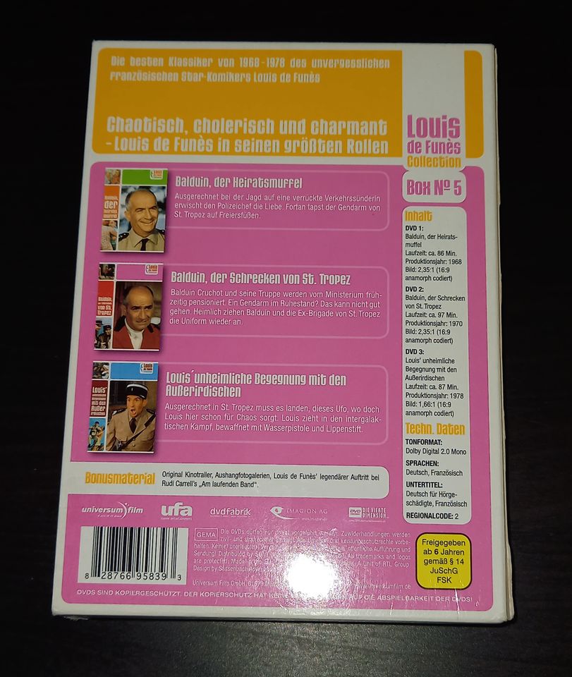 Louis de Funés Box 5 - DVD Collection mit 3 Filmen darin, Balduin in Bocholt