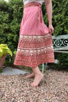 60er 70er Vintage Rock Wickelrock Indien Ethno Muster Hippie boho Hessen - Groß-Gerau Vorschau