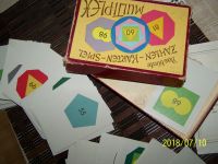 Das bunte Zahlen-Karten-Spiel "Multiplex", Mellinger Verlag, alt Nordrhein-Westfalen - Burbach Vorschau