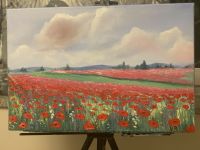 Ölgemälde Ölbild “Poppies Field" Berlin - Zehlendorf Vorschau