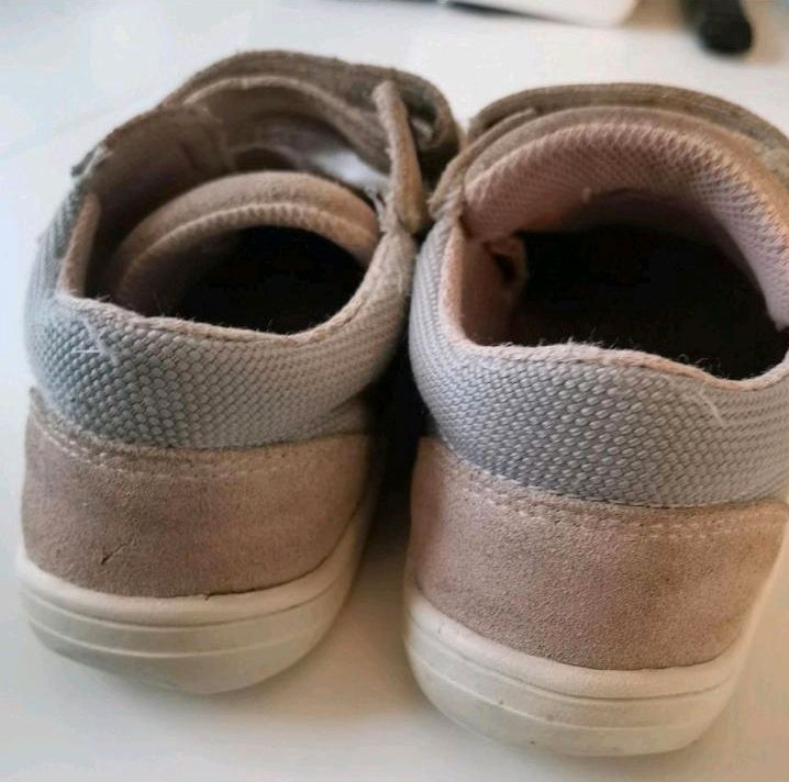 Babybare Sneaker Barfußschuh Gr. 28 Rosa grau Baby Kind in Essen