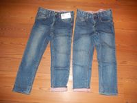 Gr. 128 3/4 Jeans zum aufkrempeln von H&M  1x NEU Niedersachsen - Oyten Vorschau