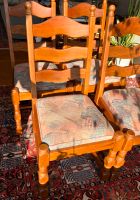 4 Massivholz Stühle mit Sitzpolstern - Esszimmer - 19€ je Stuhl Rheinland-Pfalz - Nierstein Vorschau