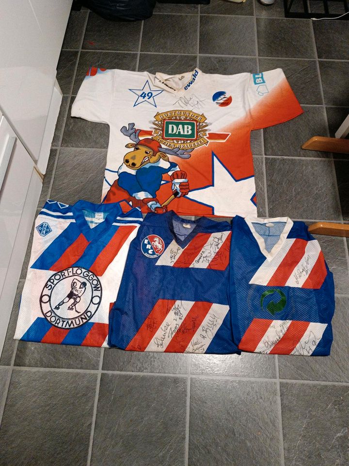 Eishockey  trikot Erc Dortmund mit Unterschrift. in Schwerte