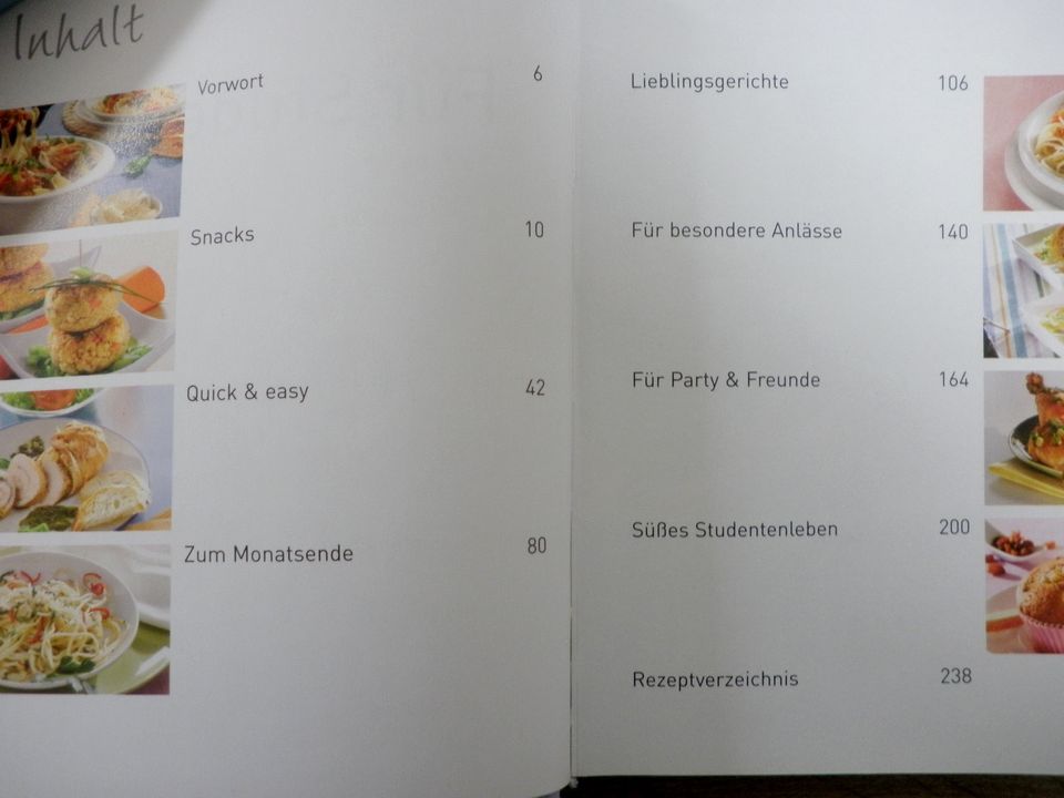 Für Studenten 240 Seiten Kochbuch Rezepte Jedes Rezept mit Foto in Üxheim