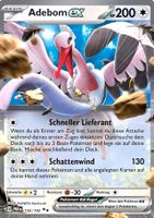 Pokemon Adebom EX 156/182 | Paradoxrift | Deutsch Near Mint Nordrhein-Westfalen - Viersen Vorschau