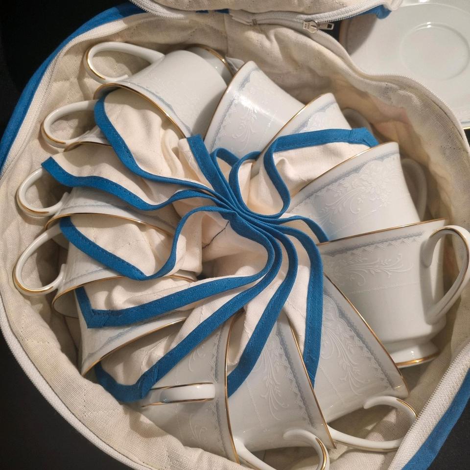 Komplettes 62-teiliges Geschirr-Set Noritake Christine 32900 in Hütschenhausen