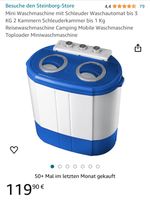 Camping mini Waschmaschine toploader neu für bis zu 3kg Wäsche Nordrhein-Westfalen - Metelen Vorschau