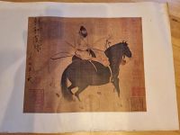 Zwei Pferde und ein Reiter - Tang Dynastie: Gemälde kopie Innenstadt - Poll Vorschau