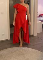 Elegantes One-Shoulder Kleid in Rot - Größe 38, wie neu Köln - Nippes Vorschau