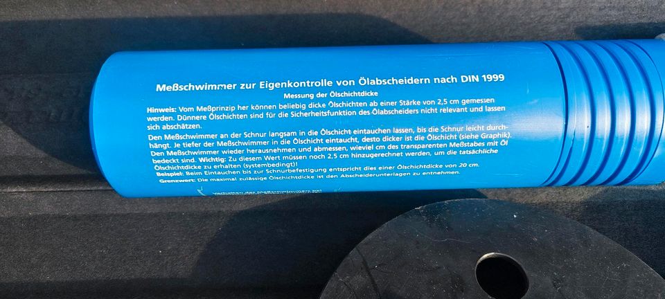 Prüfkoffer für Abscheideranlagen Ölmessschwimmer ôlabcheider in Burgkunstadt