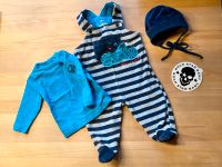 NEU Biker Baby Outfit 62 Strampler Pullover Mütze Motorrad Rider Bielefeld - Brackwede Vorschau