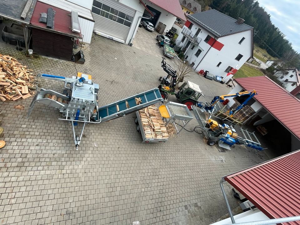 Binderberger SSP 450 Z automatic Sägespaltautomat Spalter Holz in Rennertshofen