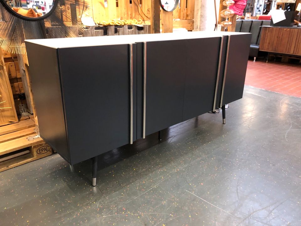 Design Kommode Sideboard Schrank Marmoroptik 180 x 61 cm in Bremen