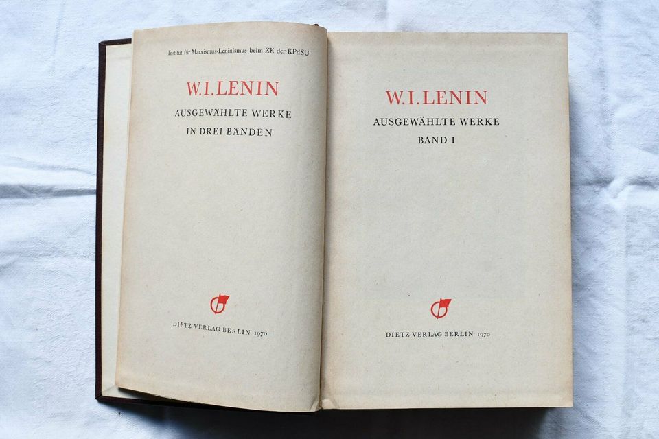 W. I. Lenin; Ausgewählte Werke Band I in Brandis