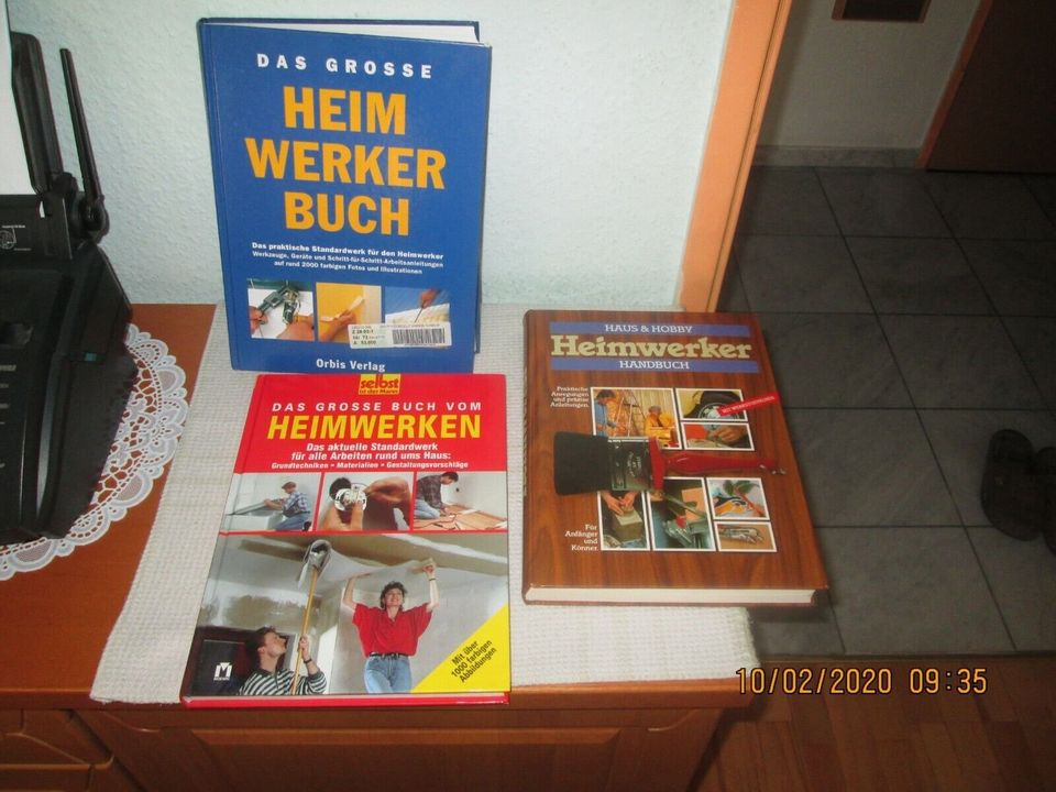 3 X HEIMWERKER  BUCH / HANDBUCH in Nürnberg (Mittelfr)