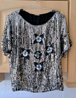 Shirt Bluse T-shirt Top mit Pailletten 100%Silk gr.42 Berlin - Tempelhof Vorschau