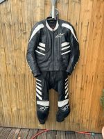 Alpinestars Lederkombi 2 Teiler GP schwarz/weiß Größe 48 (EU) 38 Bayern - Günzburg Vorschau