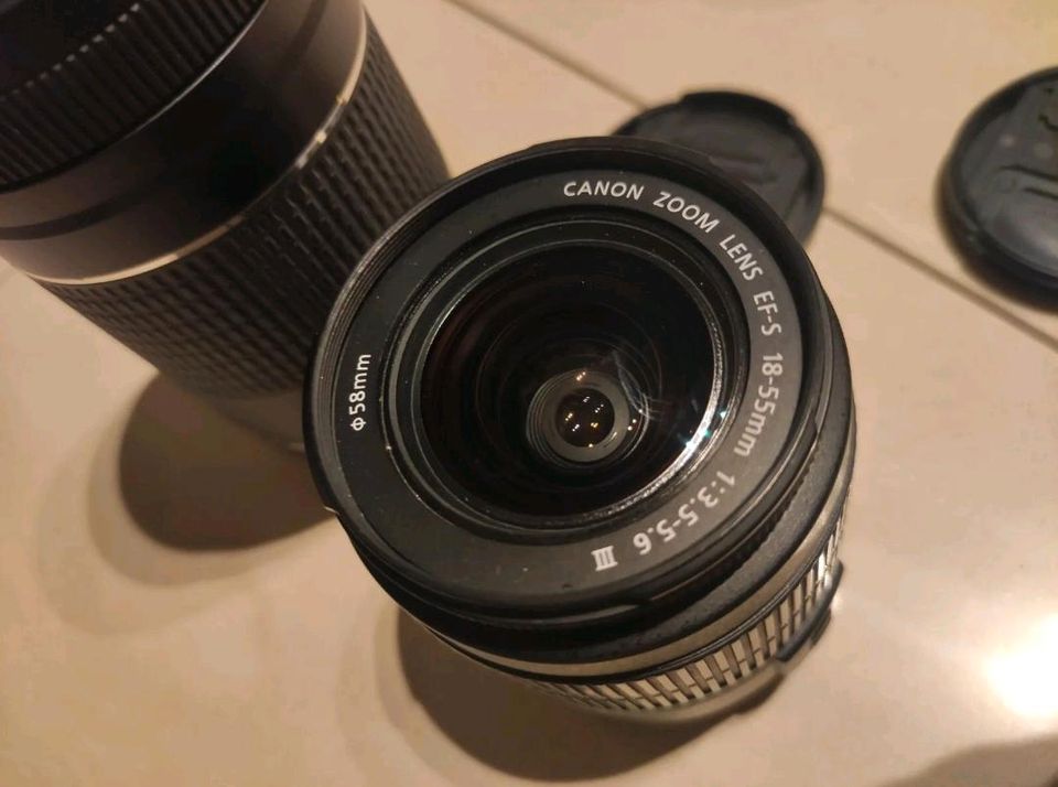 Spiegelreflexkamera Canon EOS 1100D mit Zubehör in Lichtenau Mittelfr