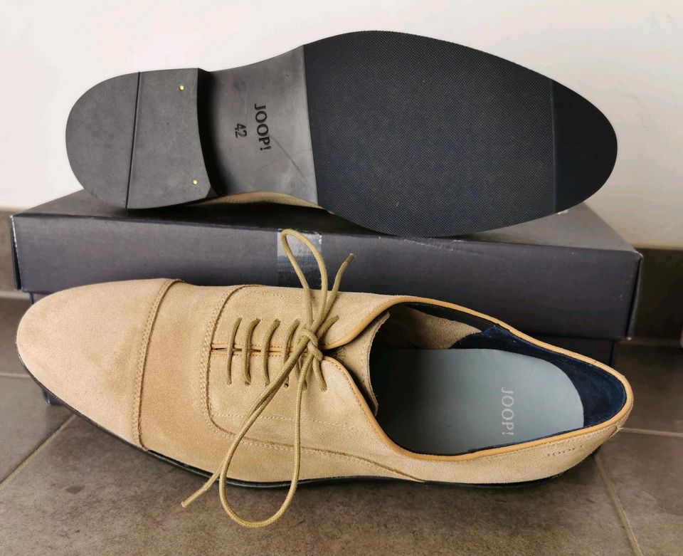 JOOP 42 Herren Schuhe Oxfords Rauleder Suede Wildleder Sommer in München