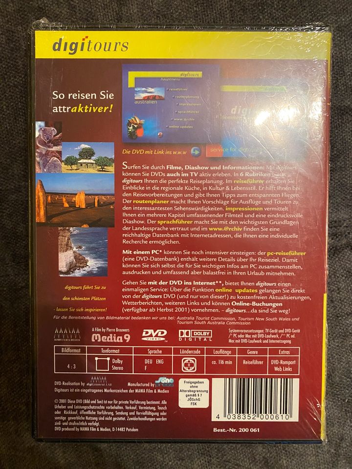 Versandkostenfrei Australien Reise Planung DVD deutsch Reisevideo in Winnweiler