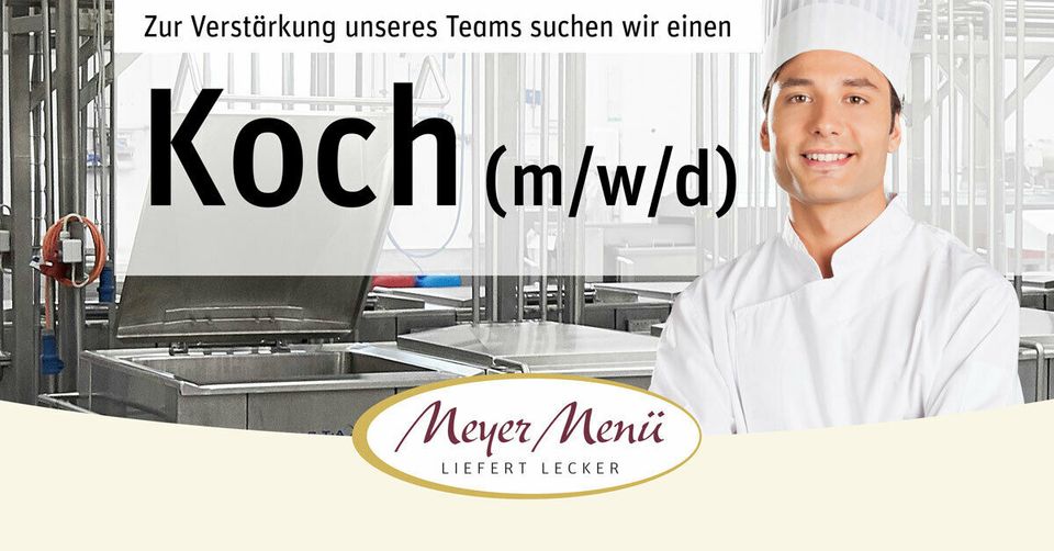 Koch/Fleischer/Bäcker (w/m/d) in Hannover (Vollzeit) in Hannover