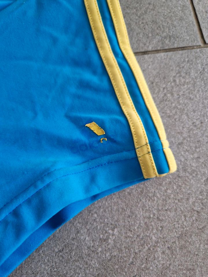 Adidas Set Badehose Badeshorts Gr. 92/98 türkis blau gelb in Hirschau