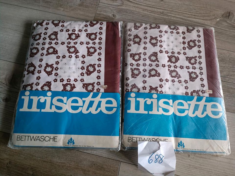 Irisette Bettwäsche 4tlg, 140x200, rot/rosa, Baumwolle * NEU in Glattbach Unterfr.