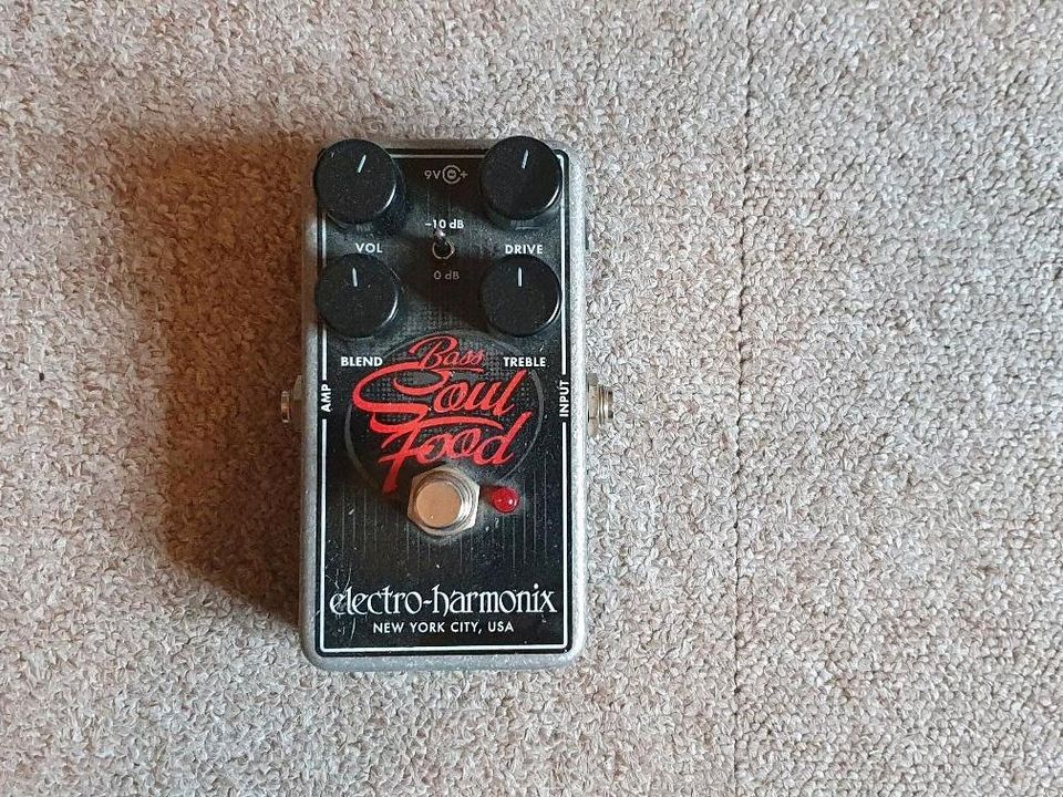 EHX Electro Harmonix Bass Soul Food Overdrive Pedal in Dortmund