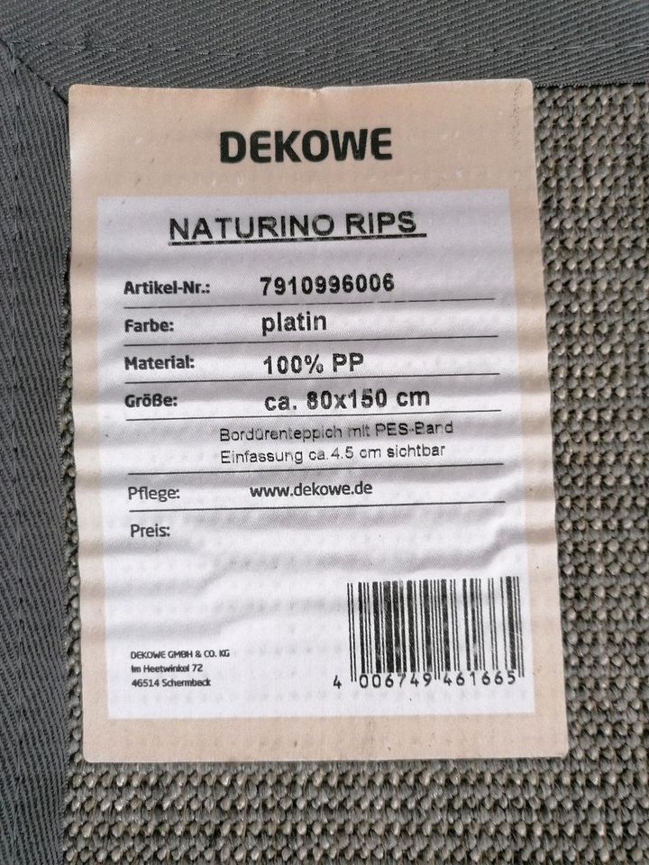 Teppich DEKOWE Naturino Rips in Hamburg