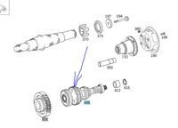 A9672600124 Orig Mercedes LKW Vorgelegewelle Getriebe BM 912 915* Thüringen - Windischleuba Vorschau