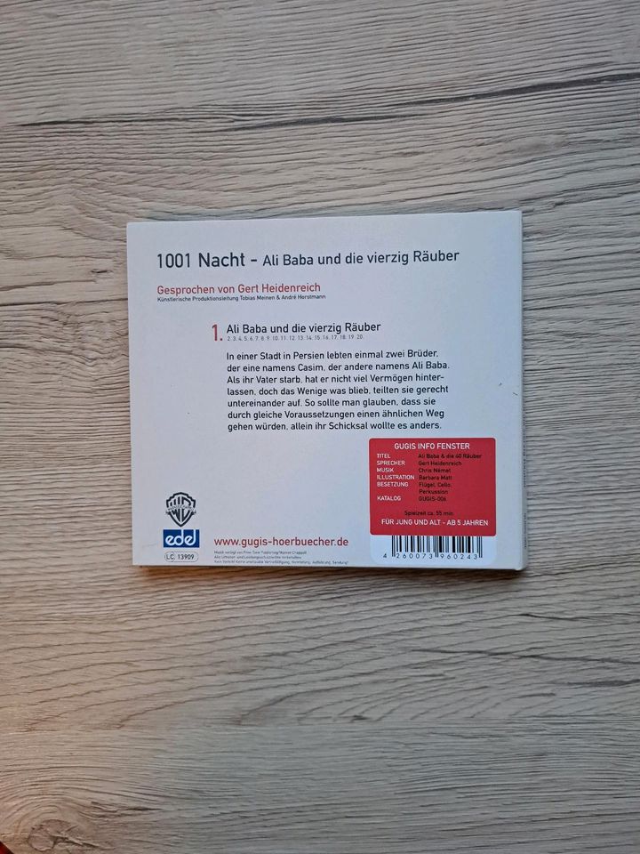 Tausend und eine Nacht,CD, Alibaba und die 40 Räuber,neu in Eichstätt