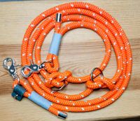 Hundeleine Leash Tauleine orange grau neu Brandenburg - Grünheide (Mark) Vorschau