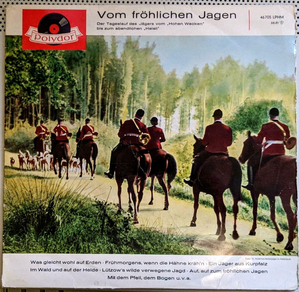 LP 400O1. "Vom fröhlichen Jagen" "Unknown Artist" in Langenfeld Eifel