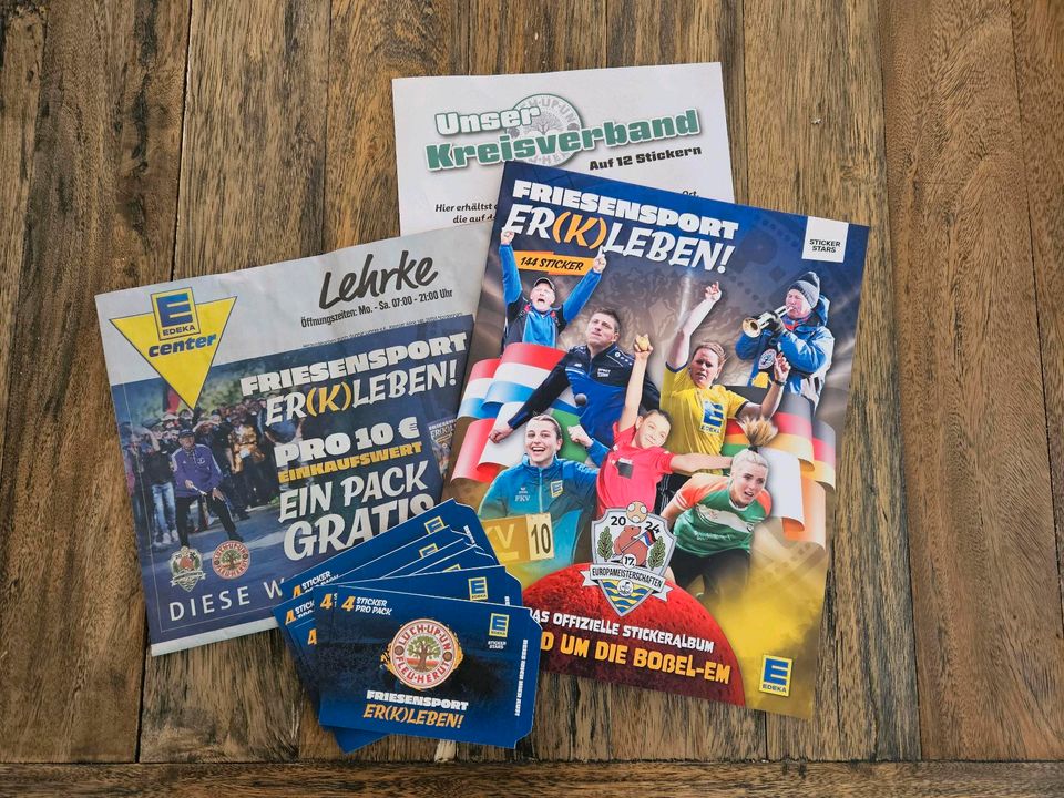 EDEKA Sammelsticker Friesensport / Boßeln in Butjadingen