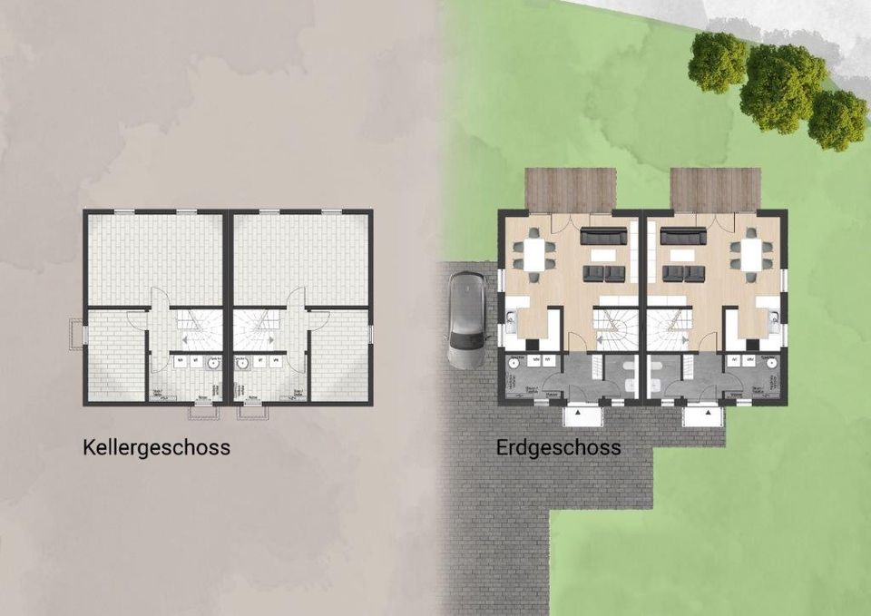 9603 I  Doppelhaushälfte zu verkaufen I Neubauprojekt Weilrod OT Neuweilnau in Weilrod 