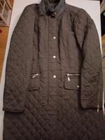 Eleganter Steppmantel für Damen in Grün/Grau Gr. 38 von Madeleine München - Laim Vorschau